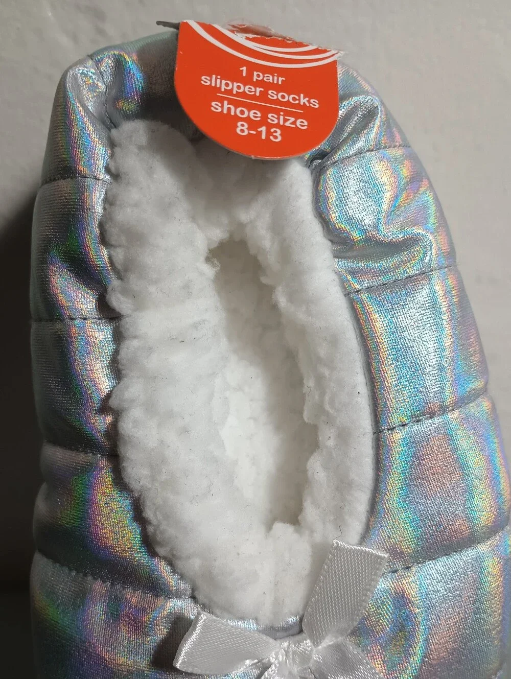 Wonder Nation Fuzzy Babba Slipper Socks